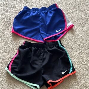 Nike Kids' Athletic Shorts - Blue and Black